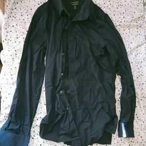 Banana Republic Navy Button-Up Shirt